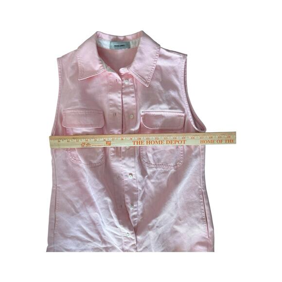 Rachel Comey Pink Denim Jumpsuit Size 0 Tank Sleeveless - Picture 11 of 14